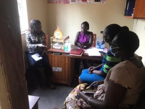 Meeting with HIV/Aids woman rights defender-Robina from Hoima