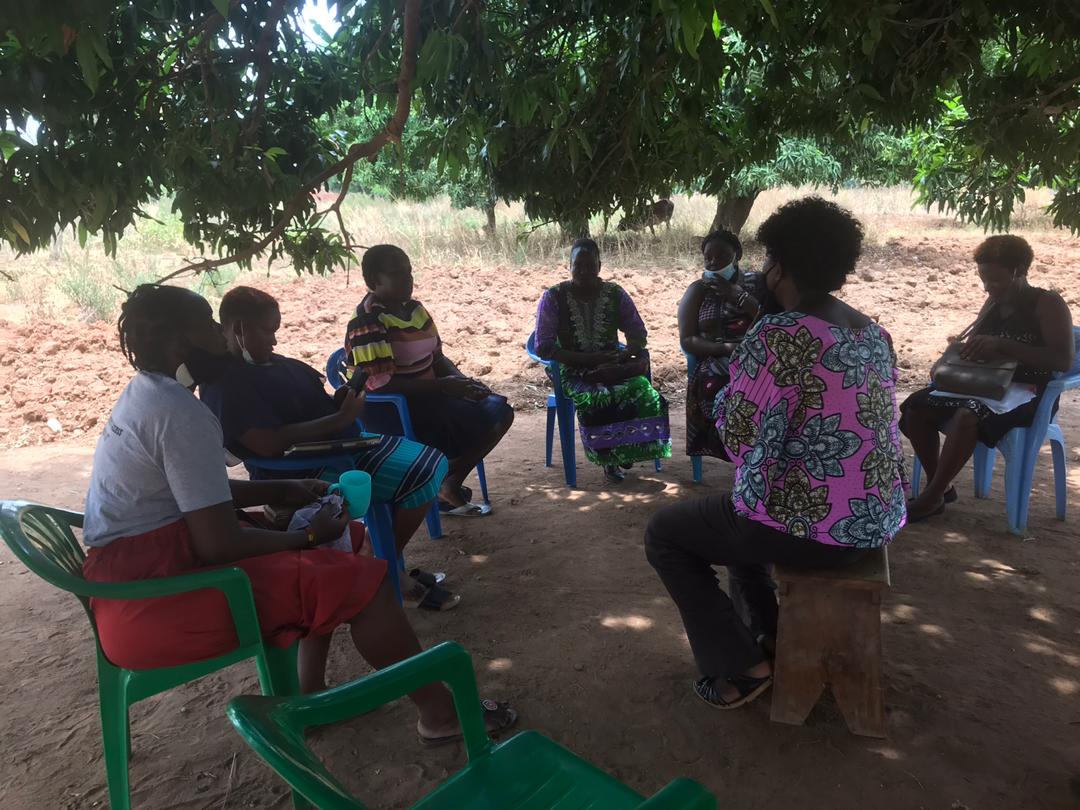 CEO WHRDNU Brenda Kugonza  addressing WHRDs from the West Nile region. 