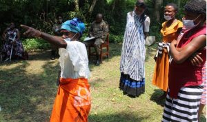 Grace Mbhatina the Mutwa activist raised challenges of restrictions on access to the Matong/Semiliki forest