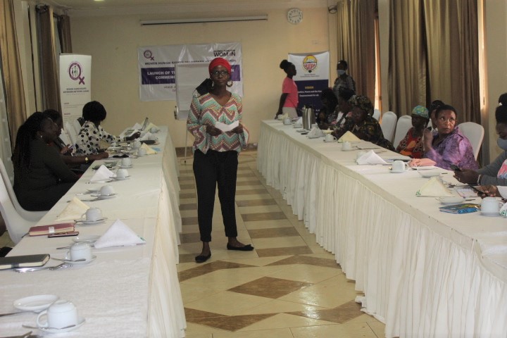 Janat Namuli speaks at the Validation and launch meeting