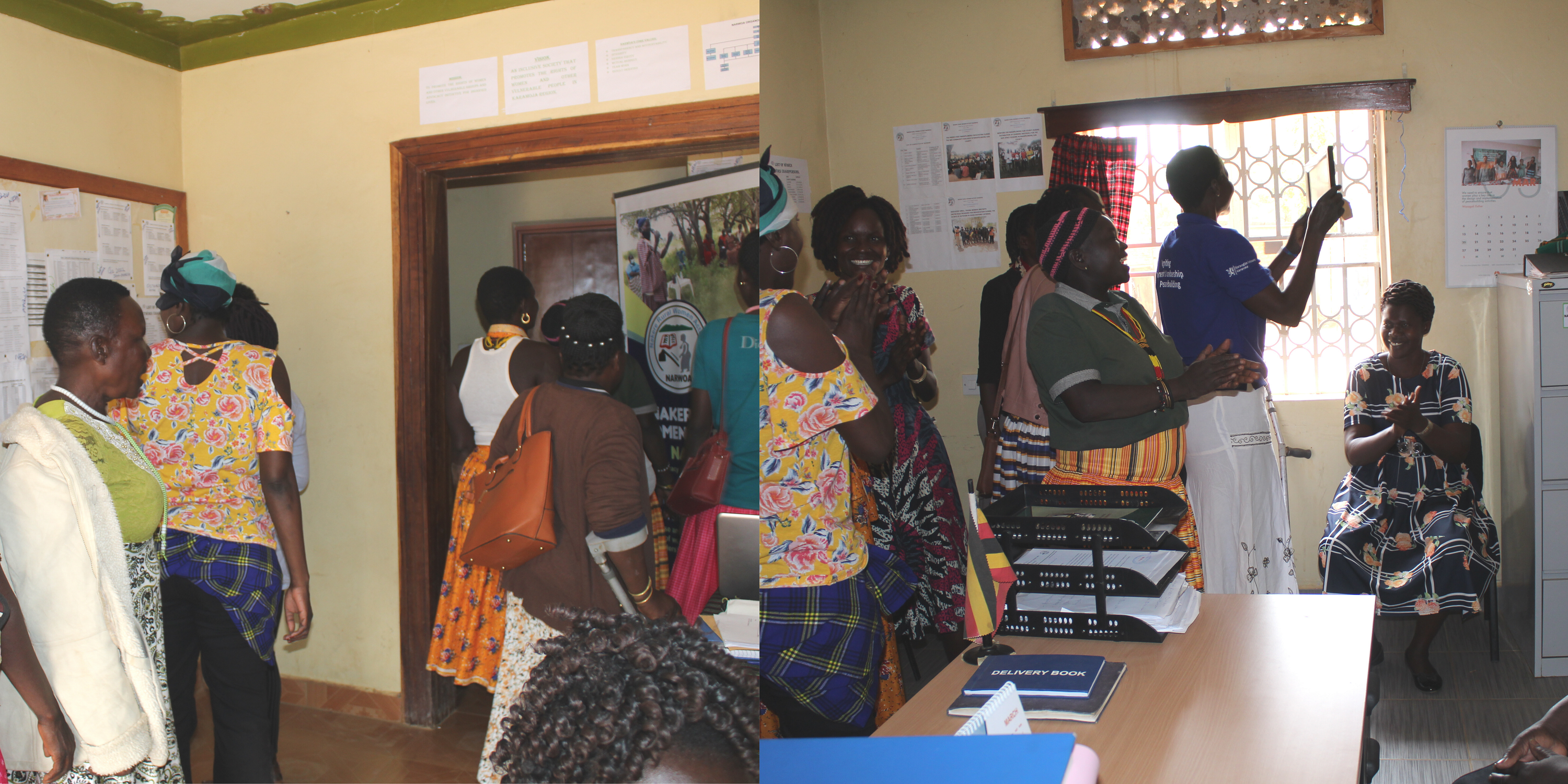 WHRDS tour NARWOA offices