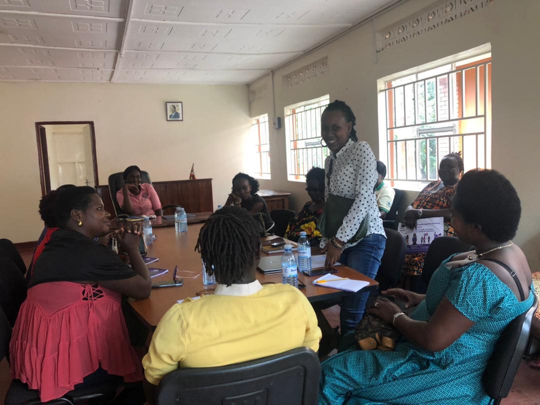 Rosemary Kyemba speaks during the meeting